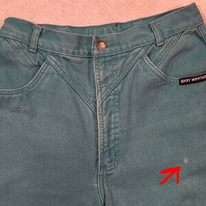 Vintage Rocky Mountain Jeans, Turquoise